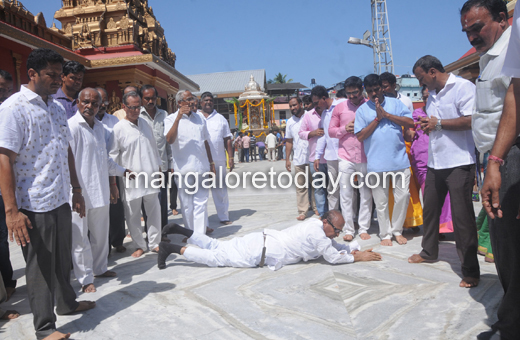 Poojary urulu seva for cauvery